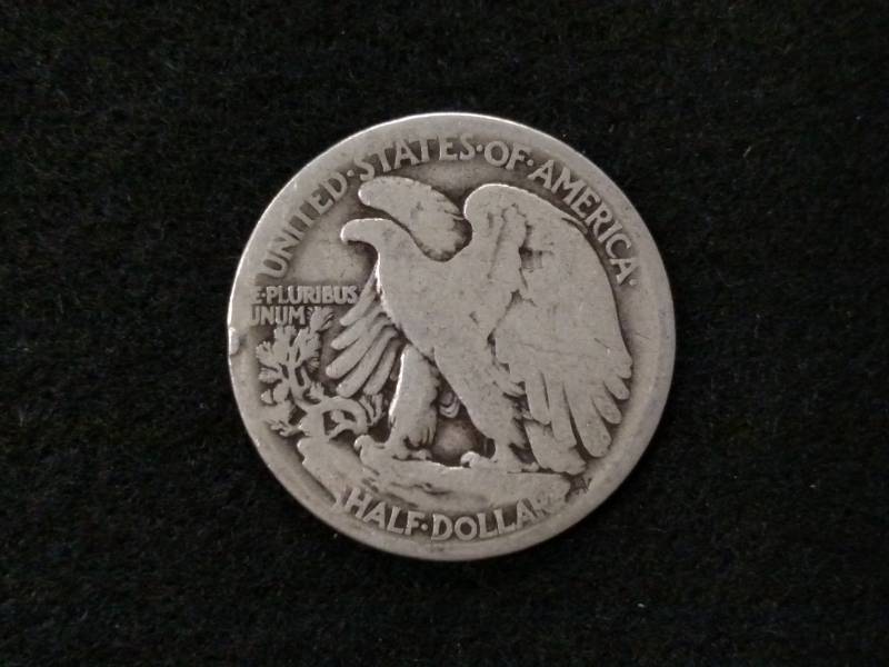1917 Walking Liberty Silver Half Do...