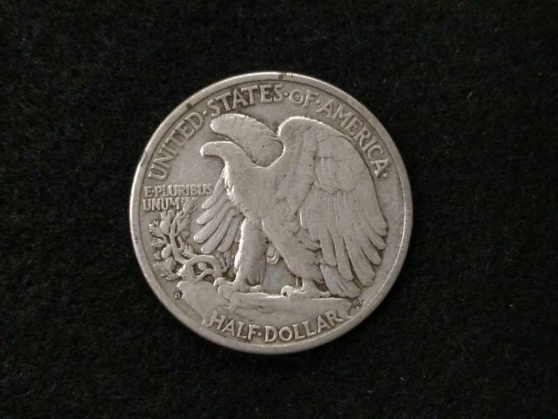 1936 D Walking Liberty Silver Half ...