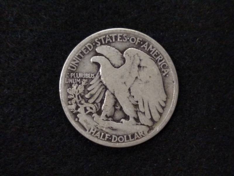 1936 S Walking Liberty Silver Half ...