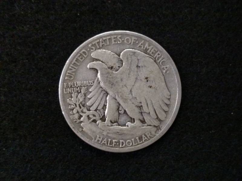1942 D Walking Liberty Silver Half ...