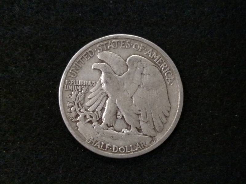 1945 S Walking Liberty Silver Half ...
