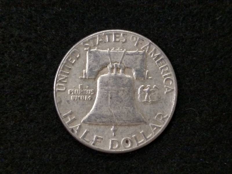 1956 Franklin Silver Half Dollar...