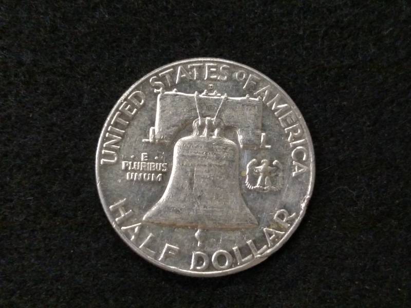 1963 D Franklin Silver Half Dollar...