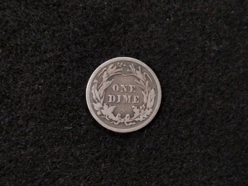 1908 Barber Silver Dime...