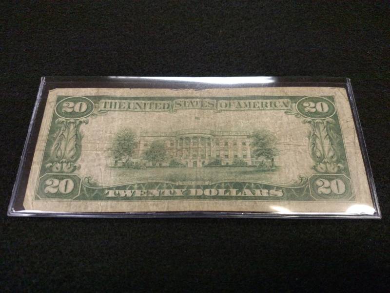 1929 Twenty Dollars National Curren...