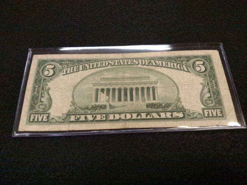 1953 A Five Dollars Silver Certific...