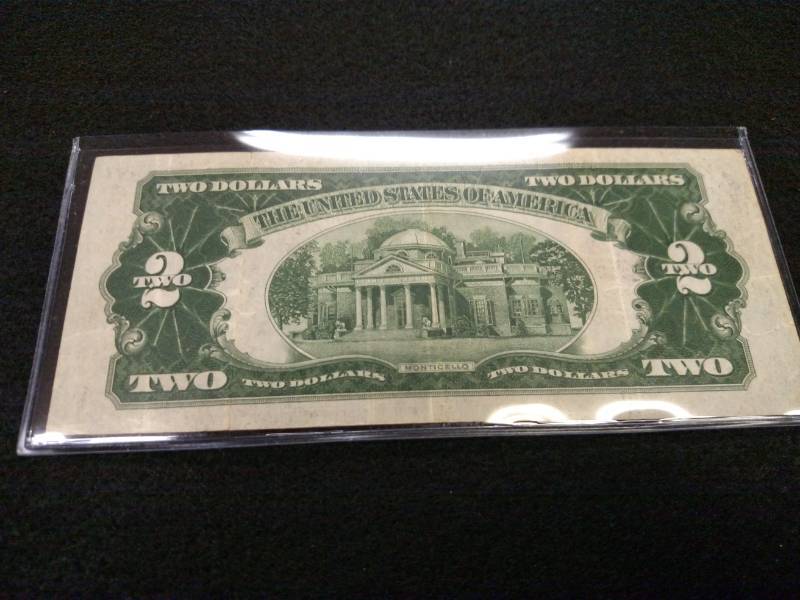1928 D Two Dollars Red Seal Note...