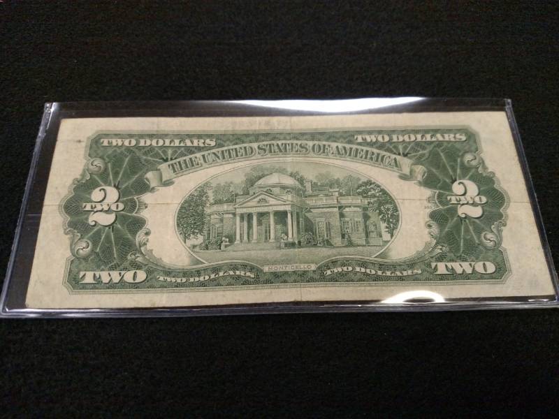 1953 B Two Dollars Red Seal Note...