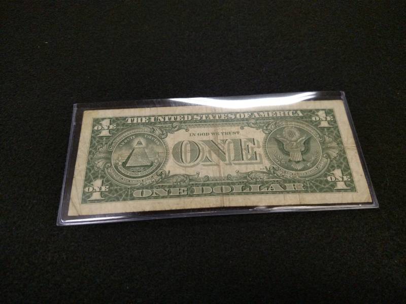 1957 B Star Note One Dollar Silver ...