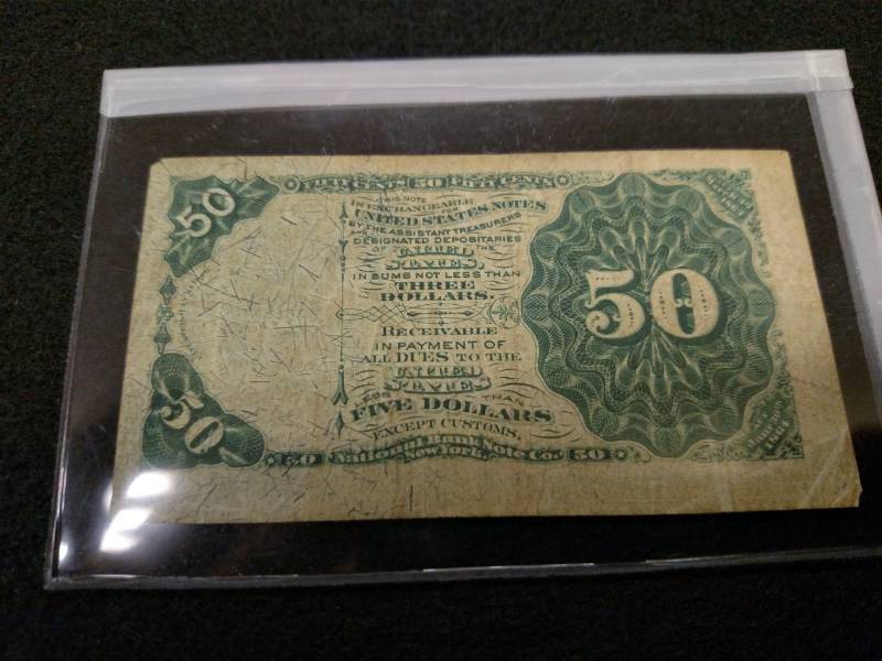 Fifty Cents Fractional Currency Not...