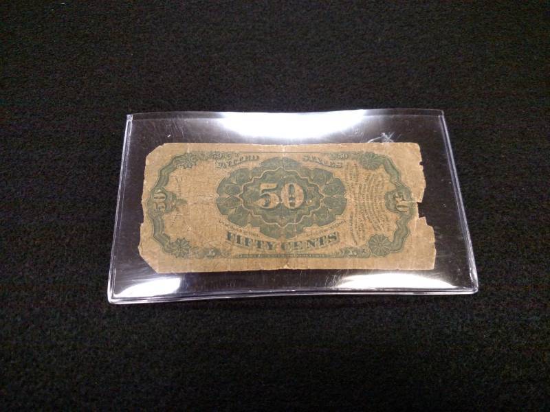 Fifty Cents Fractional Currency Not...
