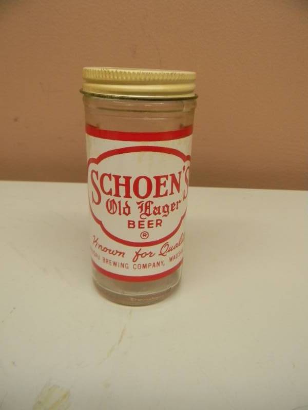 lot 50 image: VINTAGE SCHOENS OLD LAGER BEER SALT SHAKER - NICE - APPROX 4 14 IN - SEE PICTURES