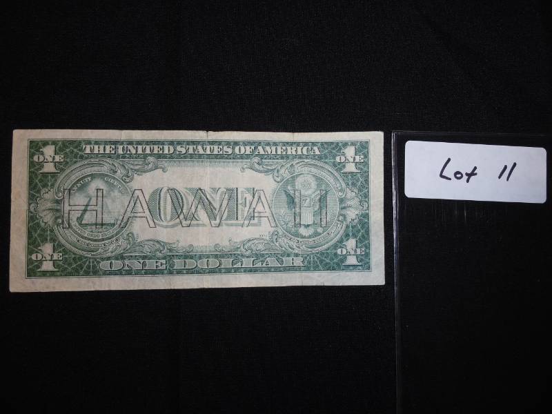 Rare 1935A $1 Bill (Hawaii) SN S484834414C