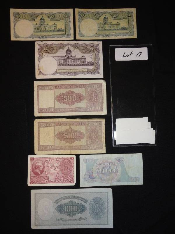 Italy and Thailand Currency