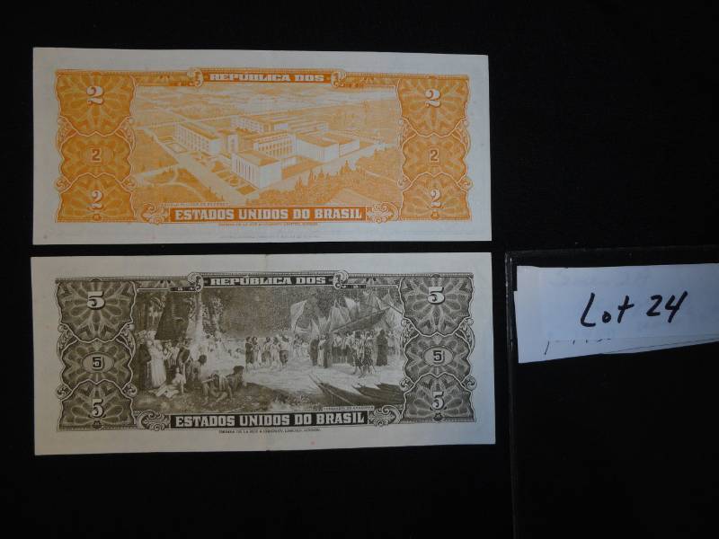 1950 Brazil  Cruzeiros Currency