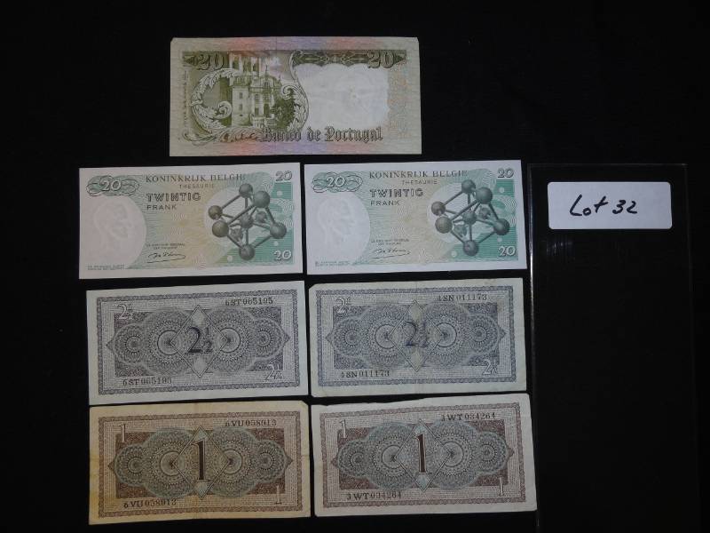 Belgium, Portugal and Netherlands Currency
