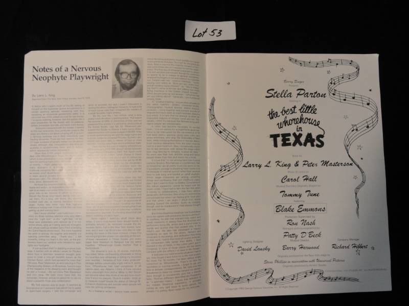 The Best Little Whorehouse in Texas by Larry L. King