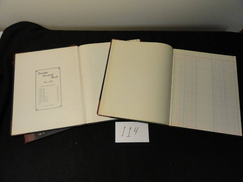 Three Early 1900s Eureka Accounting and Ledger Books - Unused