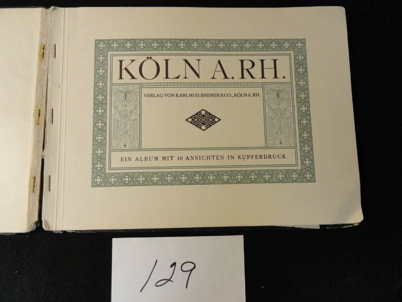Very Rare -  Copper Engraving of Cologne Germany - Album MIT Malerischen, Ansichten Von Koln in Kupferdruck