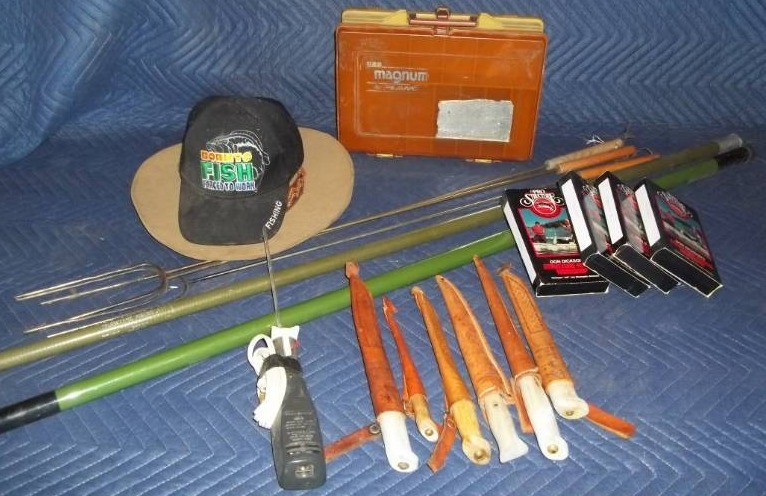 lot 53 image: Fishing Pole and Fishing Accessories