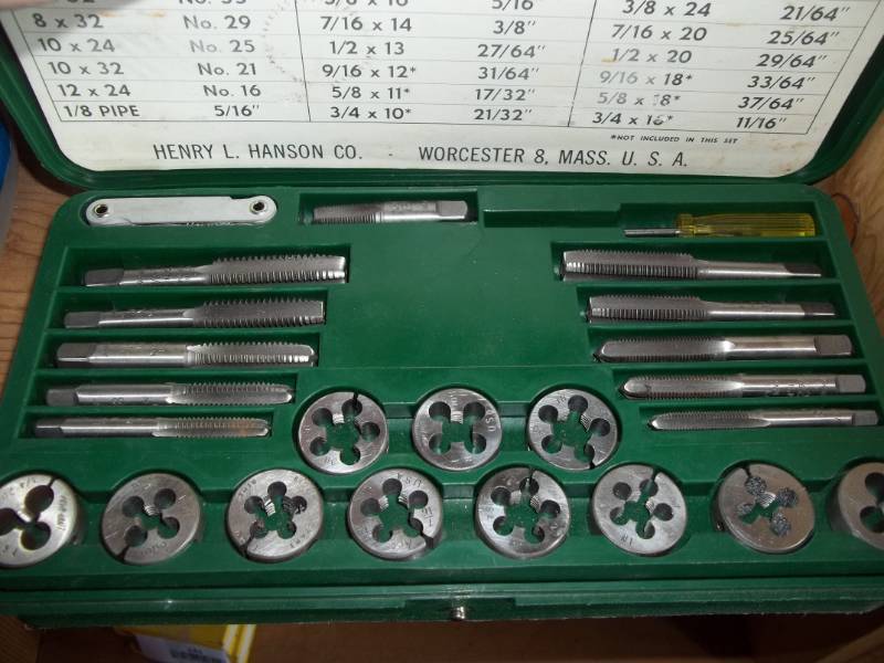 lot 142 image: Tap and Die Set