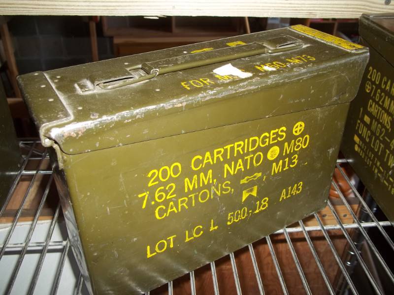 lot 187 image: Ammo Box