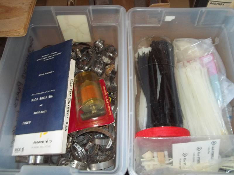 lot 229 image: Zip Ties and Hose Clamps