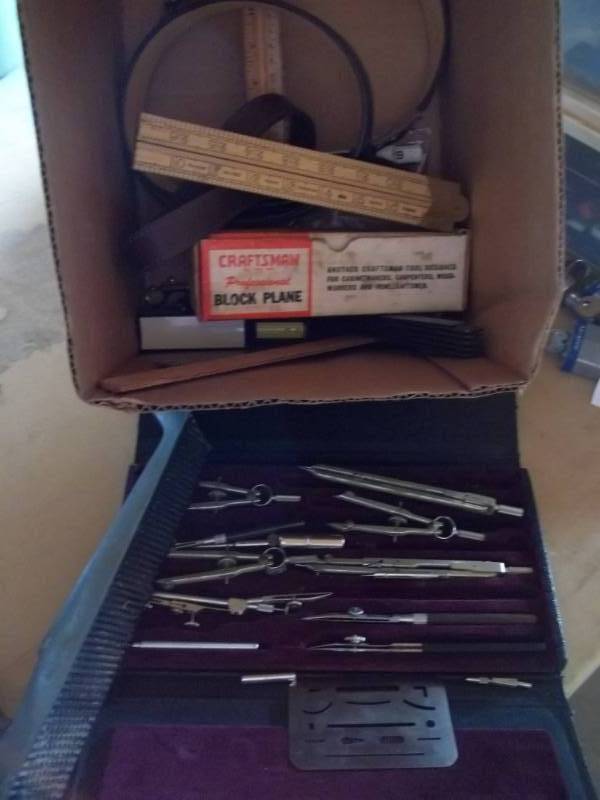 lot 237 image: Compass Set, Block Plane, and More