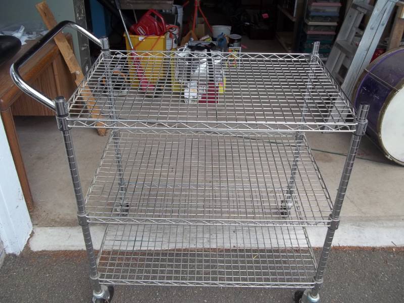 lot 316 image: Wire Push Cart