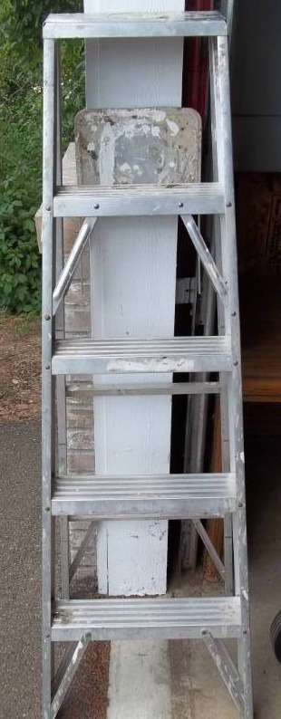lot 319 image: Aluminum Step Ladder