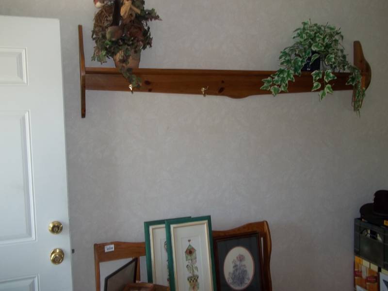 lot 360 image: Picture Frames and Wall Shelf
