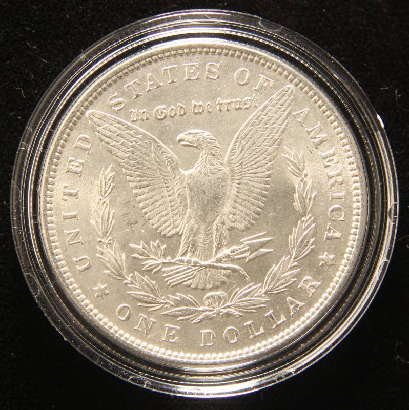 1889 MORGAN SILVER DOLLAR IN AIRTITE HOLDER