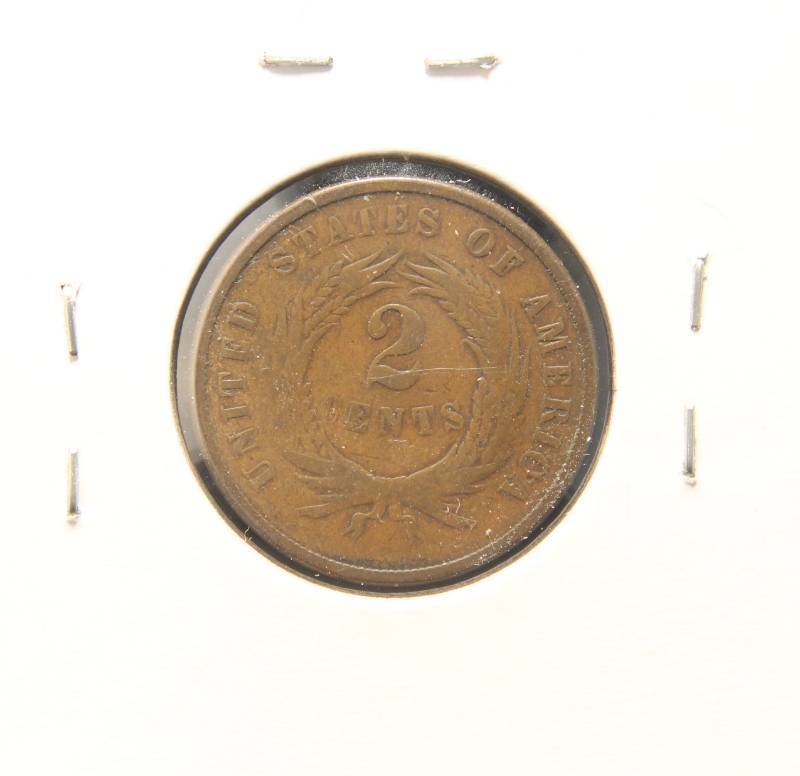 1866 US TWO CENT PIECE