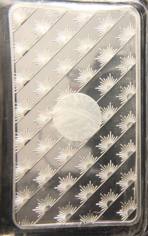 10 TROY OZ. .999 FINE SILVER BAR SUNSHINE MINTING SEALED