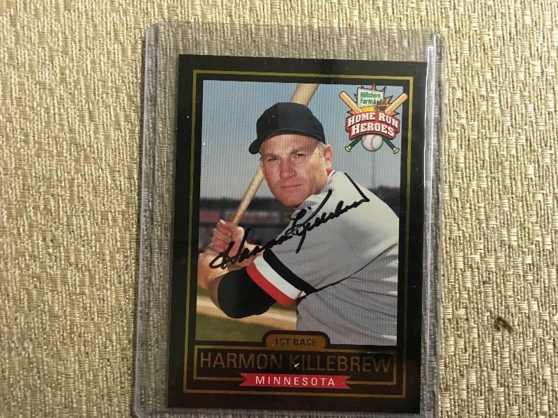Autographed Harmon Killebrew Card