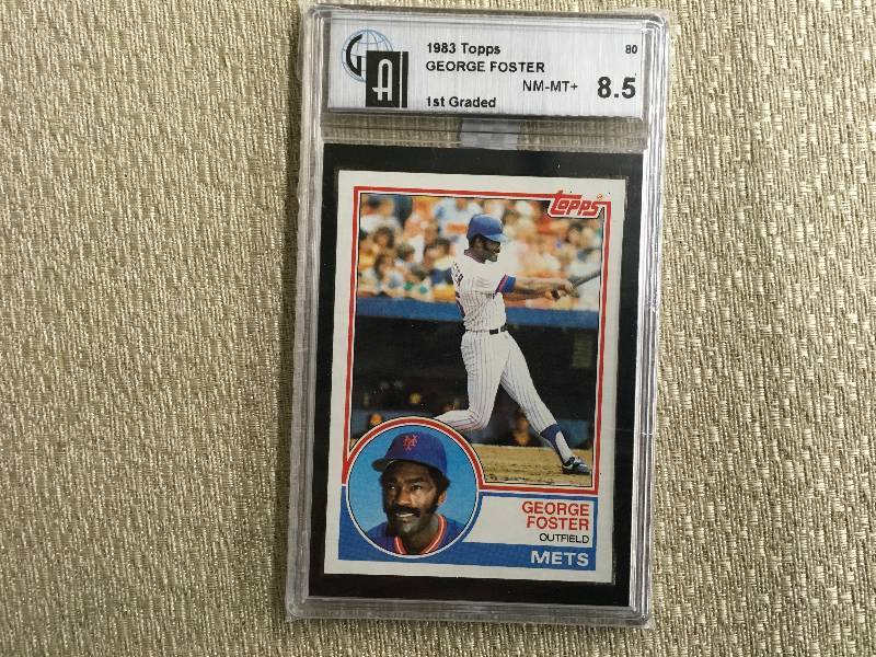 1983 Topps George Foster Card 8.5 Mint