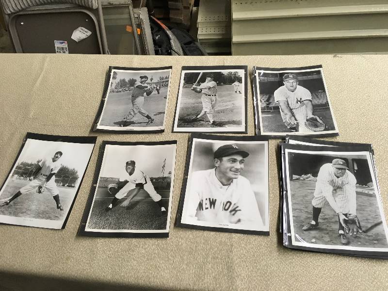 Large Stack Of Vintage Yankees Photos