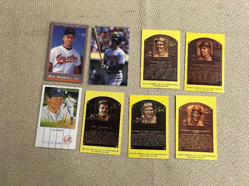 8 MLB Post Cards
