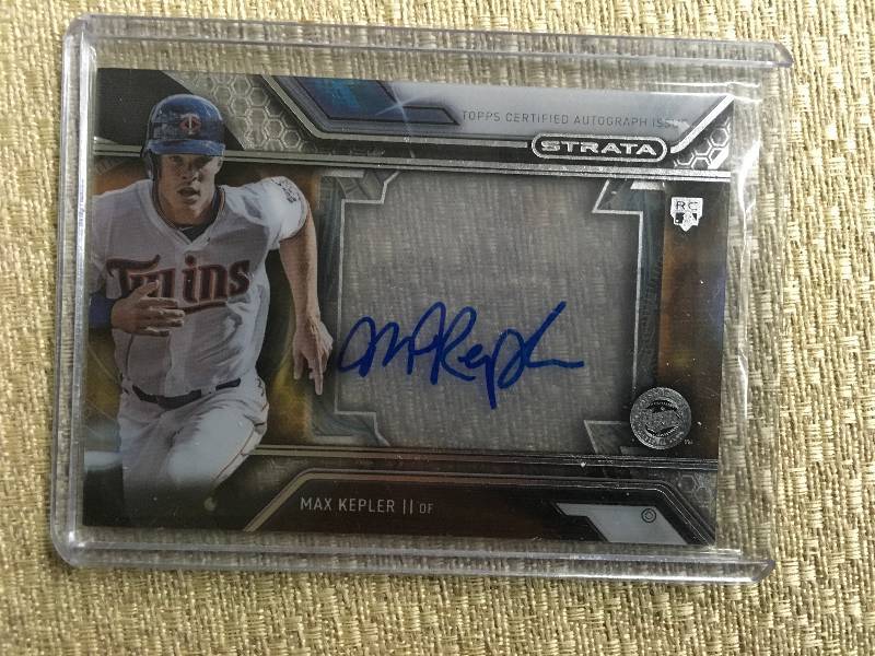Autographed Max Kepler Card