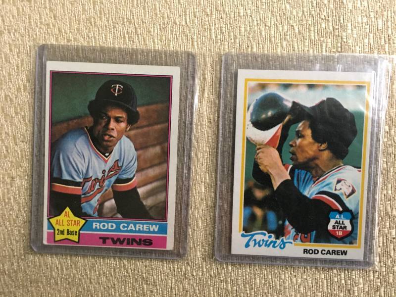 1976 & 1978 Rod Carew Cards