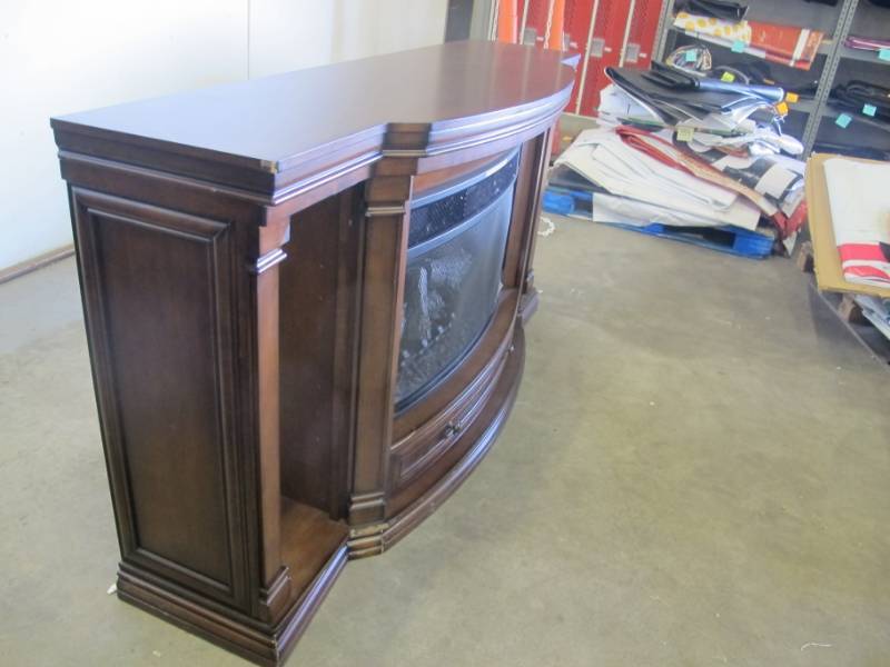 lot 106 image: Well Universal 72 Electric Fireplace Media Mantle, Espresso, Model NO. WU-31333C, 120V, 60Hz
