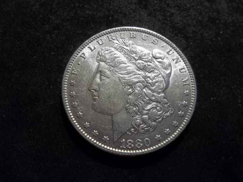 1880 O Morgan Silver Dollar Micro O