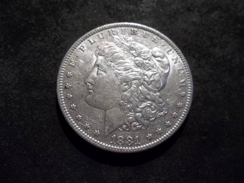 1881 O Morgan Silver Dollar