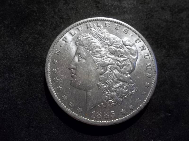 1885 O Morgan Silver Dollar
