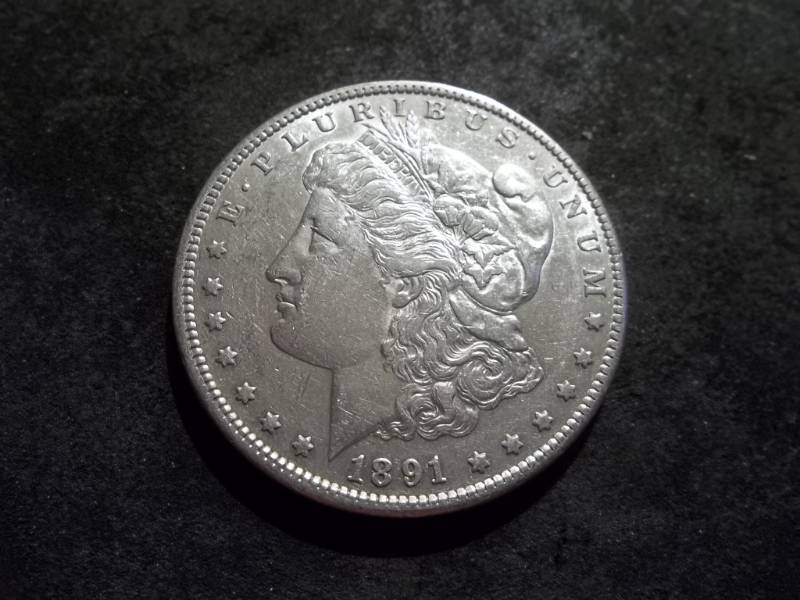 1891 S Morgan Silver Dollar