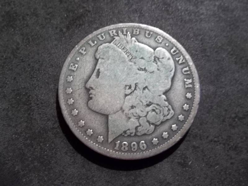1896 O Morgan Silver Dollar