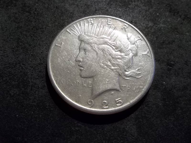 1925 S Peace Silver Dollar