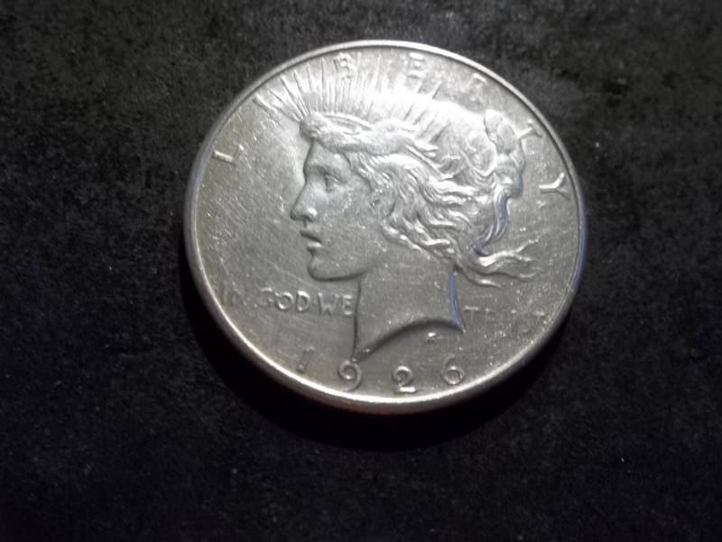 1926 S Silver Peace Dollar