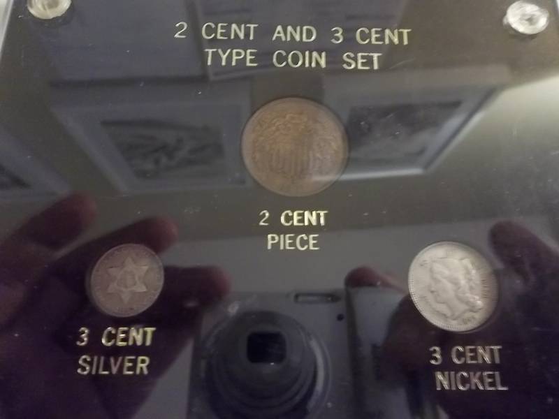 2 Cent & 3 Cent Type Coin Set