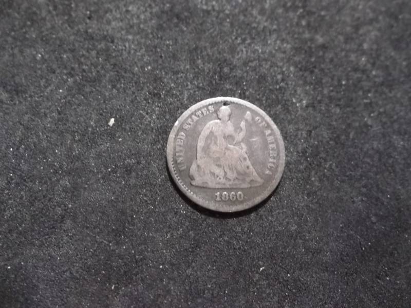 1860  Half Dime